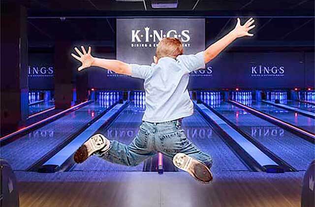 boy bowler jumps in celebration kings dining entertainment orlando