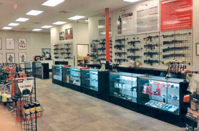 long counter selection of guns ammo orlando gun club