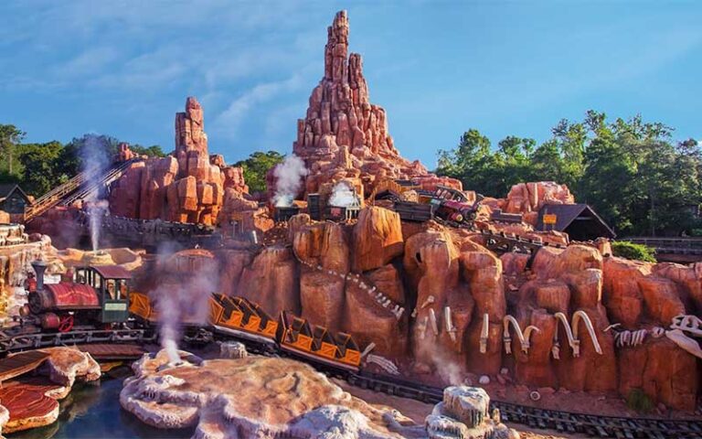 daytime view of seven dwarves mine train ride at magic kingdom walt disney world resort orlando