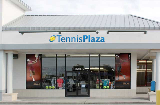 front exterior of store with a sign at tennis plaza orlando