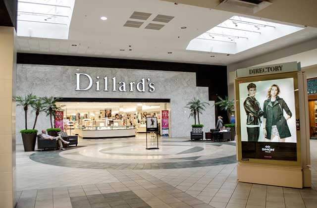 indoor mall area with dillards store at tyrone square st petersburg