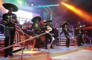 mariachi performers on stage at mangos tropical cafe orlando