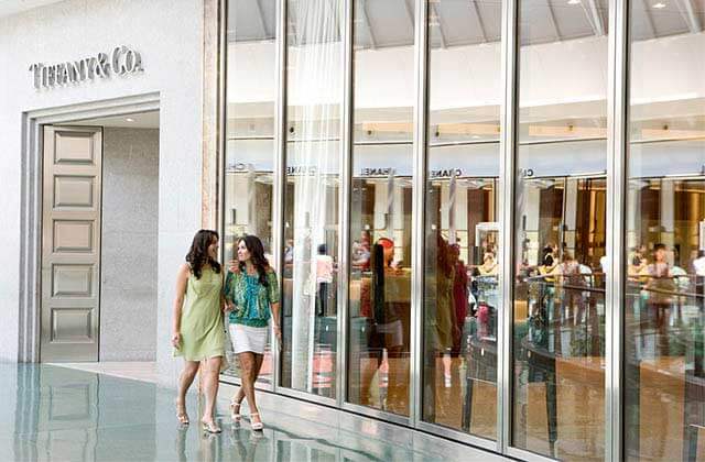 Walking through The Mall at Millenia in Orlando, Florida 