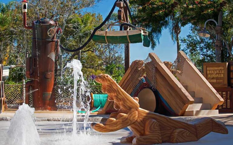 gator and splash area at ketchakiddee creek at disneys typhoon lagoon water park walt disney world resort orlando