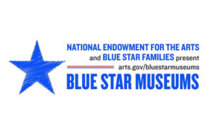 blue star museum logo - blue star with national endowmnet for the arts and blue star families presents arts.gov/bluestar blue star museums