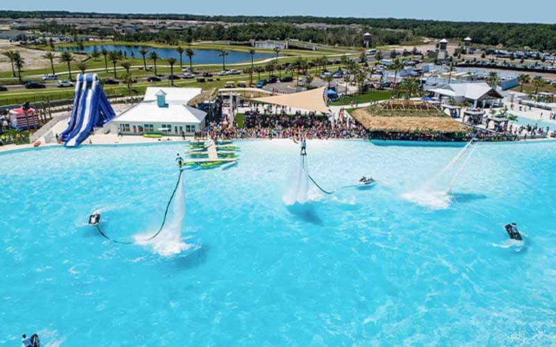 jet ski water show at crystal lagoons orlando florida