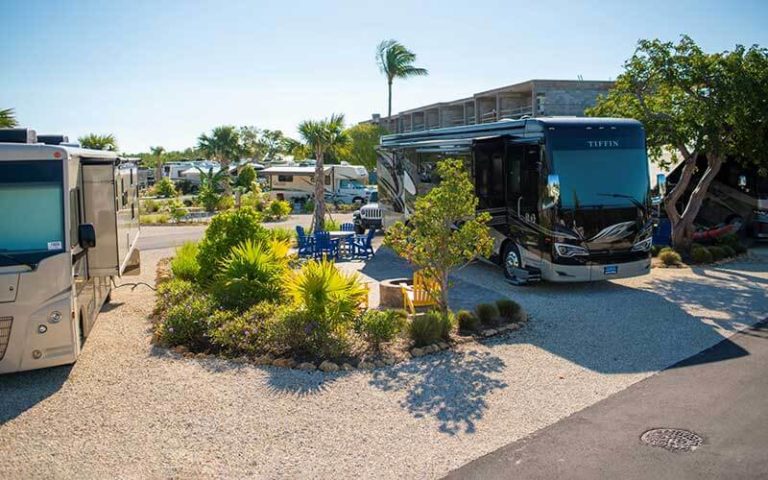 recreational vehicles and trailers parking at sugarloaf key key west koa holiday