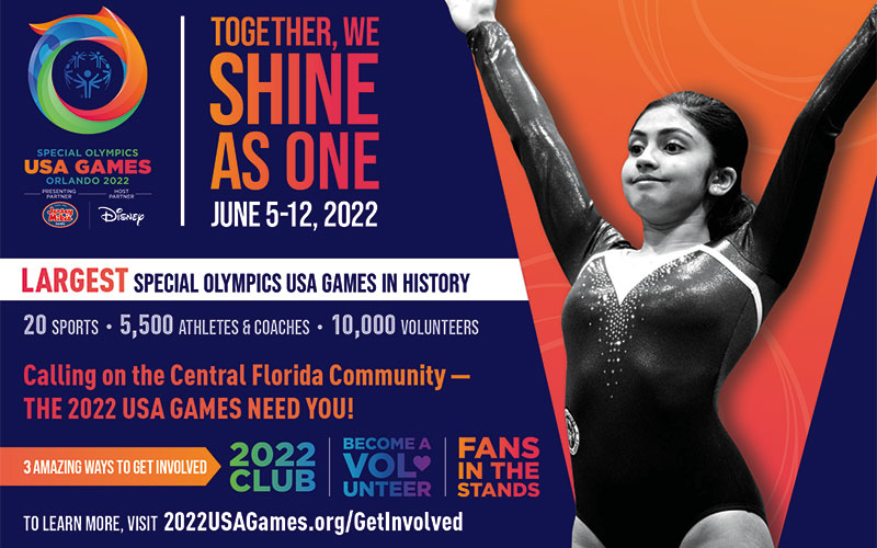 together we shine as one special olympics usa games orlando announcement