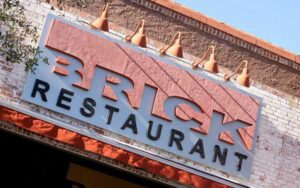 front exterior sign at brick restaurant jacksonville