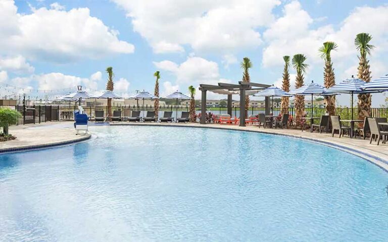 outdoor pool with palms at hyatt place jacksonville