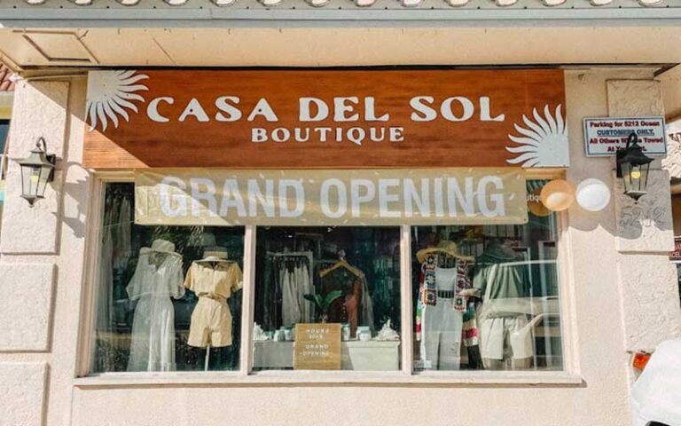 front exterior casa del sol boutique shop at siesta key village sarasota