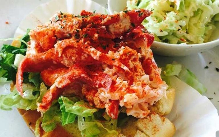 lobster salad dish at lobster pot sarasota