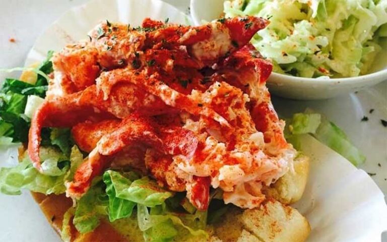 lobster salad dish at lobster pot sarasota
