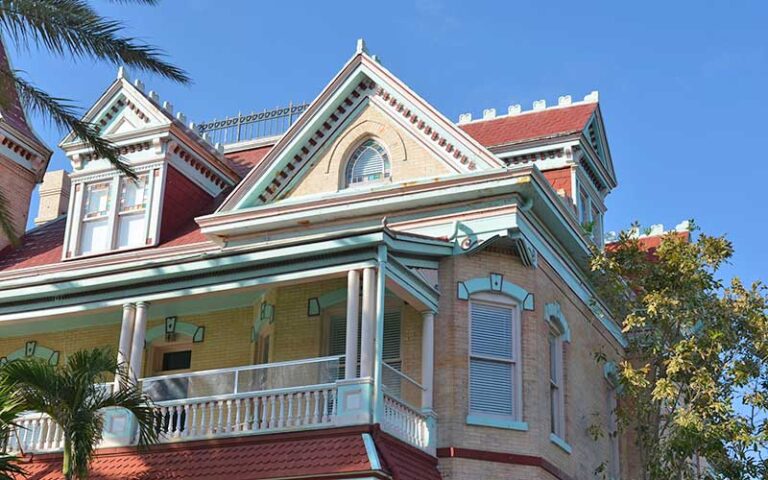 gabled house with historic architecture at duval street key west