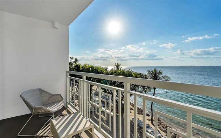 ocean view from balcony at bakers cay resort key largo