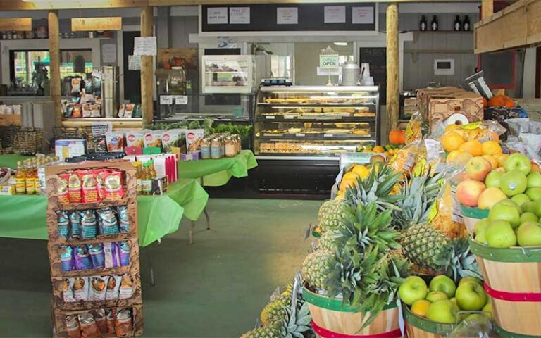 aisles and deli counter in store at marando farms and ranch davie