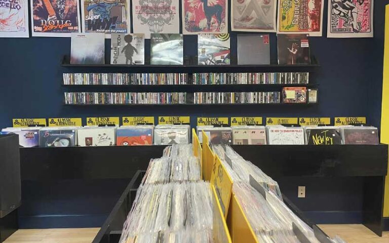 poster art and lps at radio active records fort lauderdale