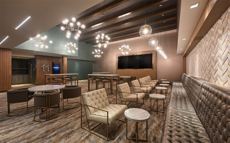 private dining lounge with big screen at cinepolis coconut grove miami