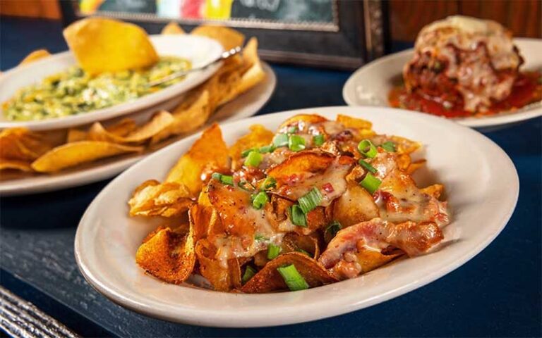 loaded nachos and pasta dishes at the standard restaurant fort myers