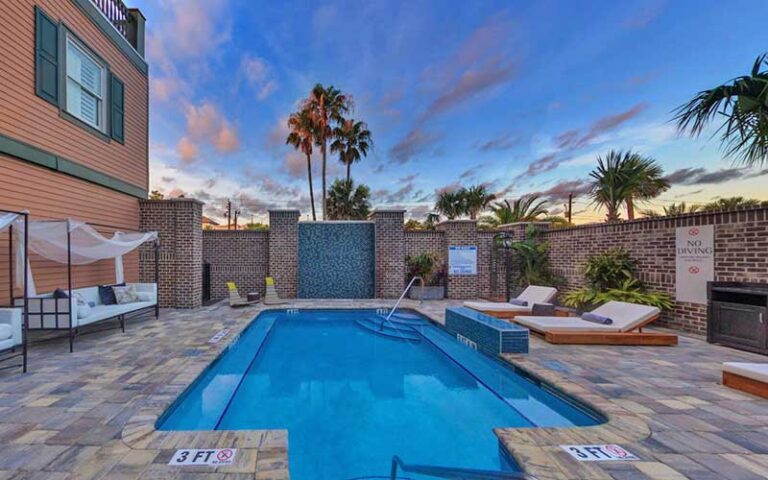 outdoor pool and patio area at renaissance st augustine historic downtown hotel