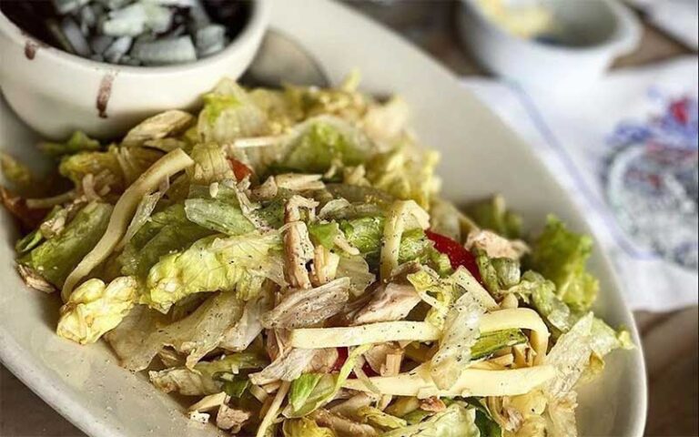 salad signature dish with black beans at columbia restaurant st augustine