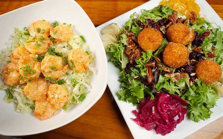 shrimp salads at sunset grille st augustine beach