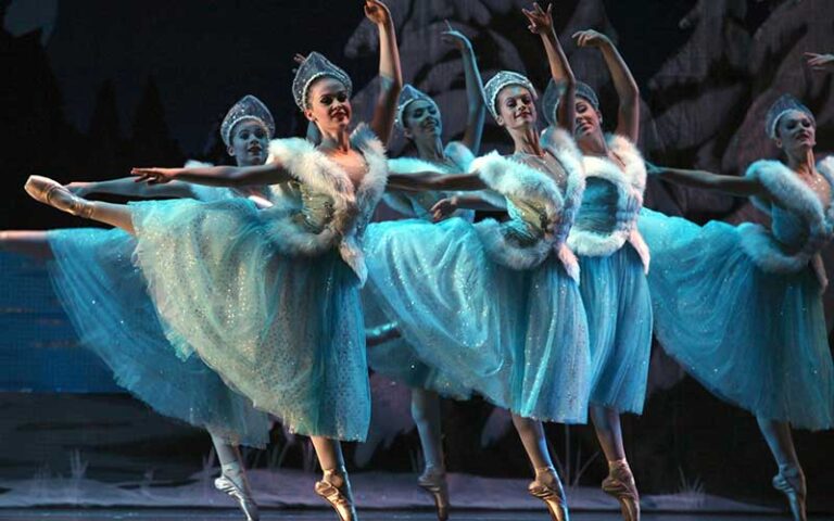 nutcracker peformance with ballet dancers at straz center for the performing arts tampa