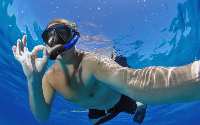 scuba diver selfie underwater at dolphin dream team west palm beach