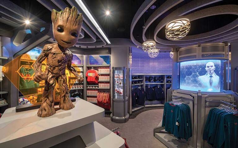 baby groot gift shop at guardians of the galaxy cosmic rewind at epcot walt disney world resort orlando