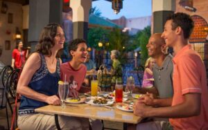 family dining at morocco pavilion world showcase at epcot walt disney world resort orlando