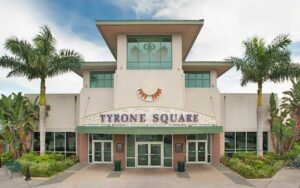 front entrance exterior of shopping center at tyrone square mall st pete