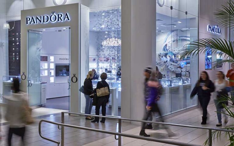 indoor mall with pandora store at countryside mall clearwater