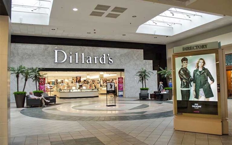 indoor shopping with dillards store at tyrone square mall st pete