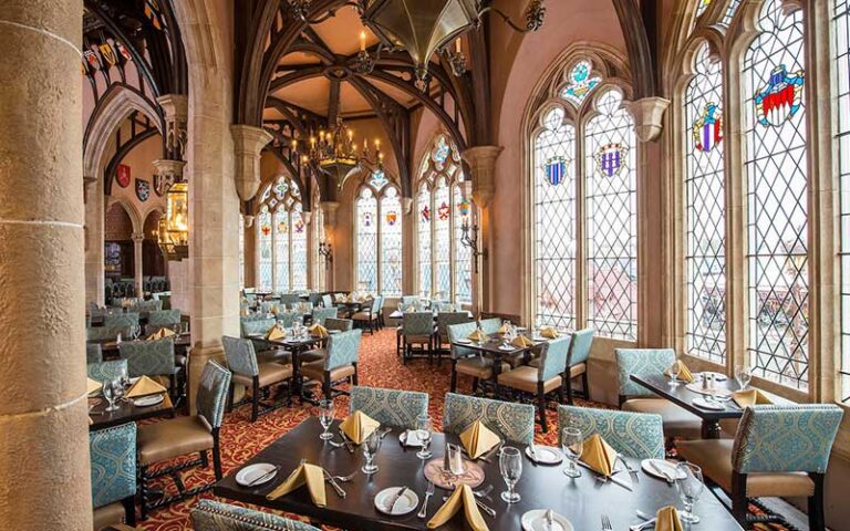window view table seating at cinderellas royal table at magic kingdom walt disney world resort orlando