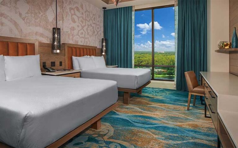 double king suite with view at coronado springs resort walt disney world orlando