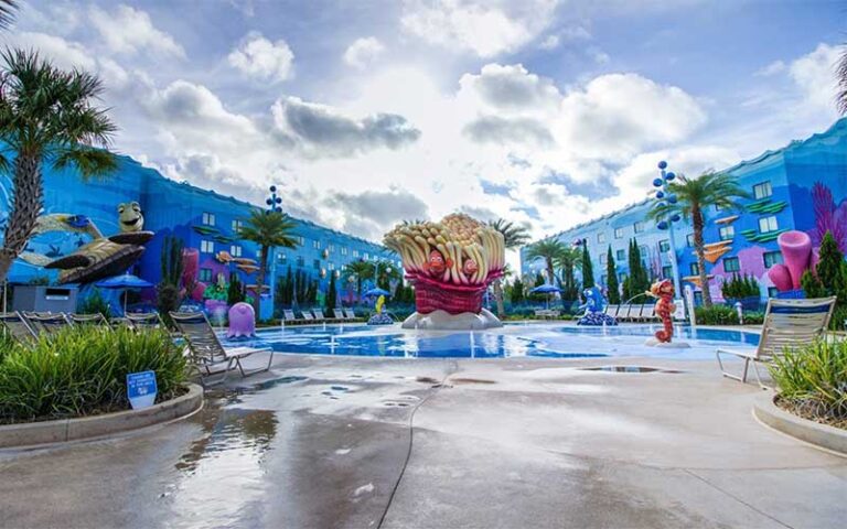 finding nemo pool area at art of animation resort walt disney world orlando