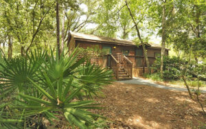 log style cabin in shady woods at cabins at fort wilderness resort walt disney world orlando