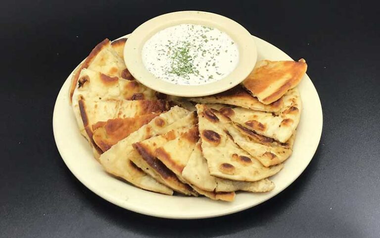 pita with hummus at andreas family restaurant winter haven