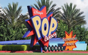 pop century remember when entrance sign at pop century resort walt disney world orlando