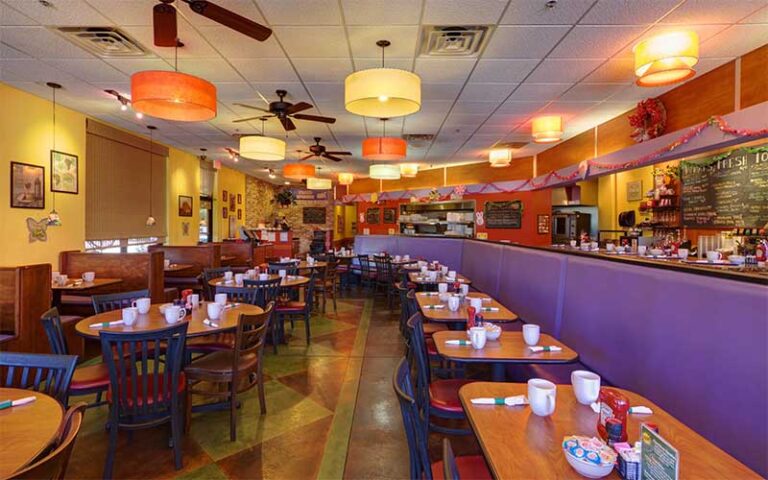 dining area interior of restaurant at berry fresh cafe port st lucie