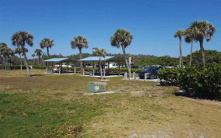 picnic pavilions and parking at frederick douglass memorial park fort pierce