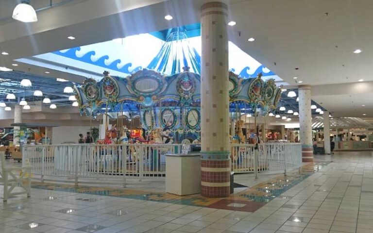 food court area with carousel at santa rosa mall mary esther