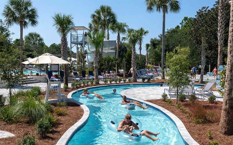 water park pool area with lazy river at watercolor inn santa rosa beach 30a