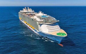 aerial ship symphony at sea royal caribbean port everglades fort lauderdale