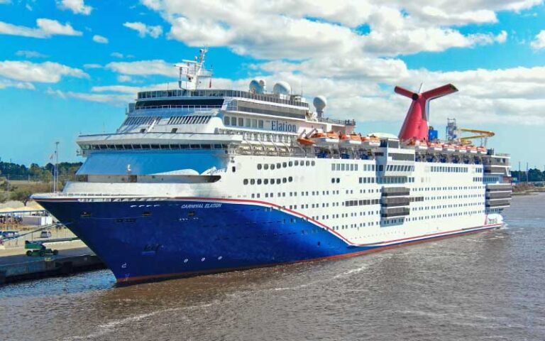 cruise ship docked with cloudy sky carnival cruise line jaxport jacksonville