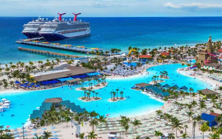 cruise ships docked at private island bahamas carnival cruise line jaxport jacksonville