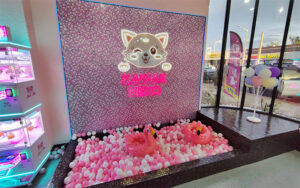 store interior with neon sign at kawaii neko orlando kissimmee