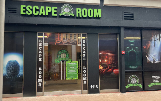 Whether you’re an adrenaline junkie or a fan of interactive games, Will to Escape in Orlando and Jupiter are definitely the places for fun! Play one of their many extraordinary escape room scenarios brought to life with well-crafted sets, intriguing puzzles, and interactive props!
@willtoescape